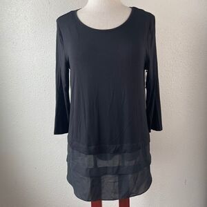 NWT Vince Camuto Black Tunic Size M